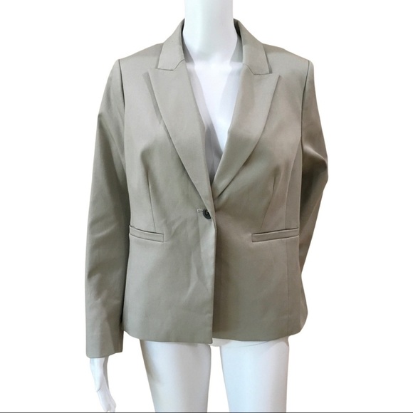 Boden blazer Single Breasted Grey Size Petite 10 Women’s One Button Lined New - Picture 3 of 9